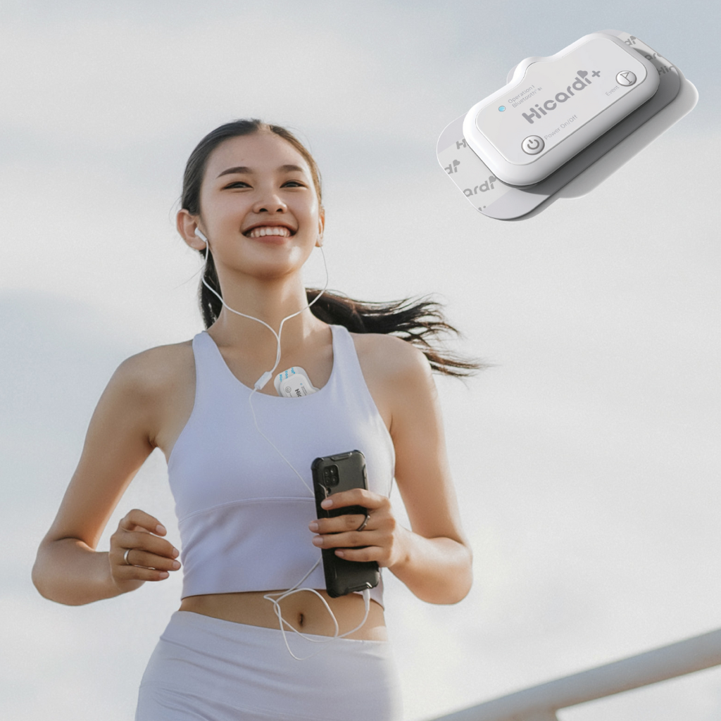 paciente em reabilitação cardíaca domiciliar com monitoramento cardíaco em tempo real