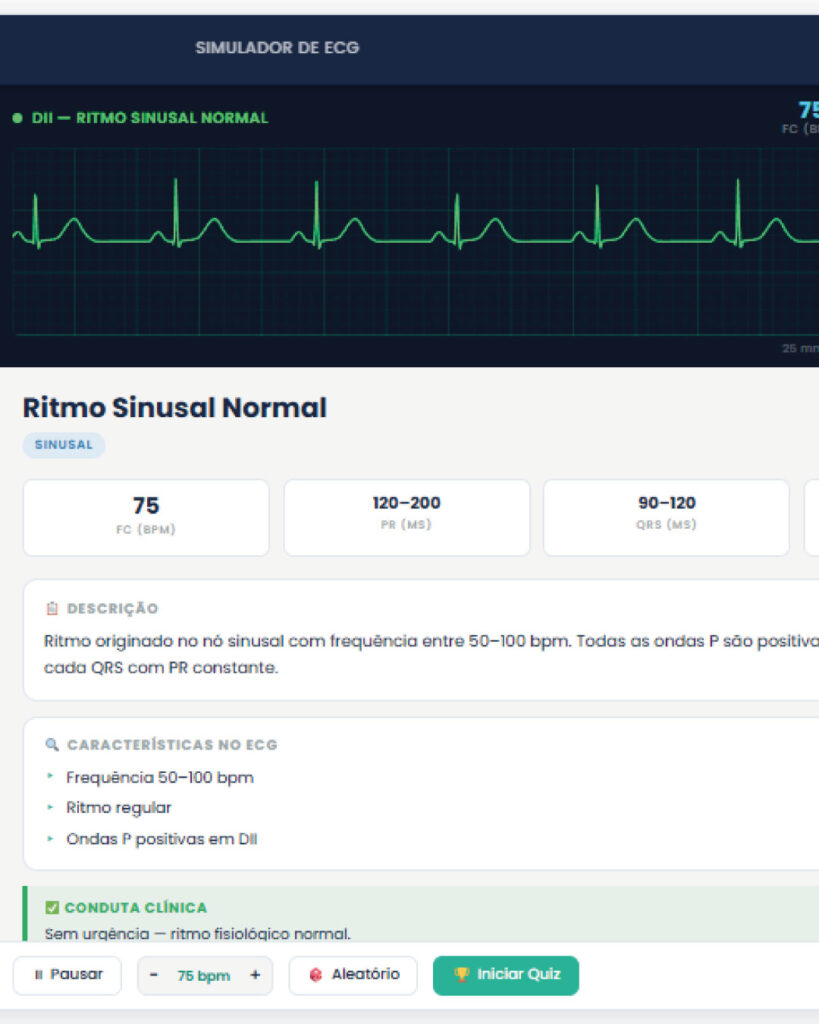 simulador de ECG